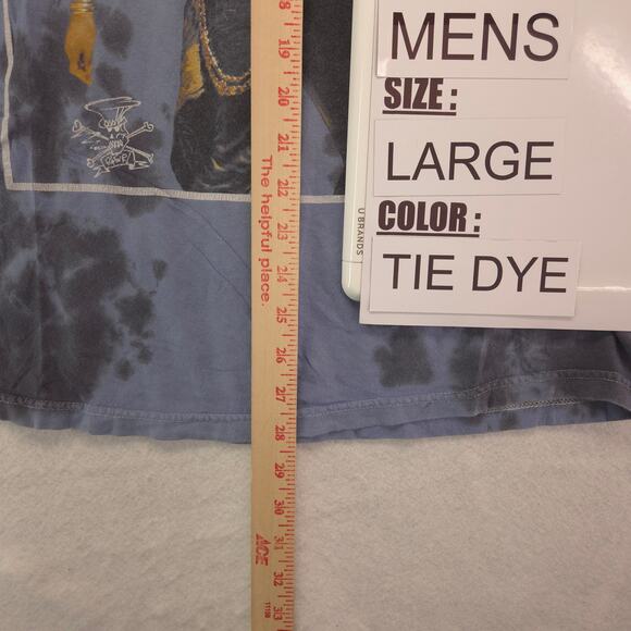 Slash Band Crew Neck Graphic Short Sleeve Shirt Adult Mens Size Large L Tie Dye - Picture 6 of 9